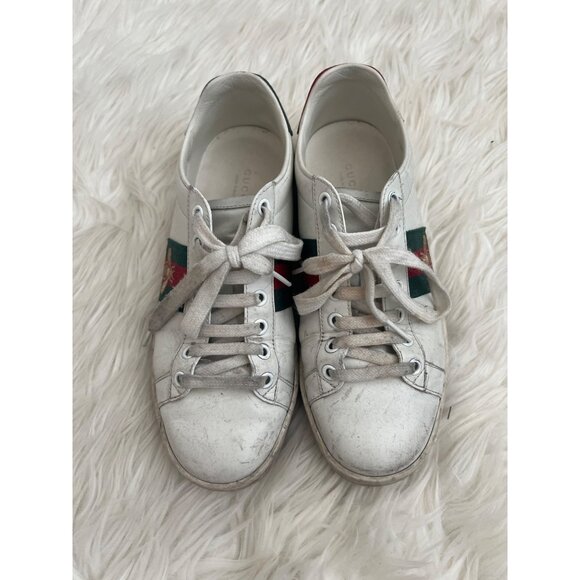 Gucci Ace Bee Embroidered Sneakers - Picture 4 of 10